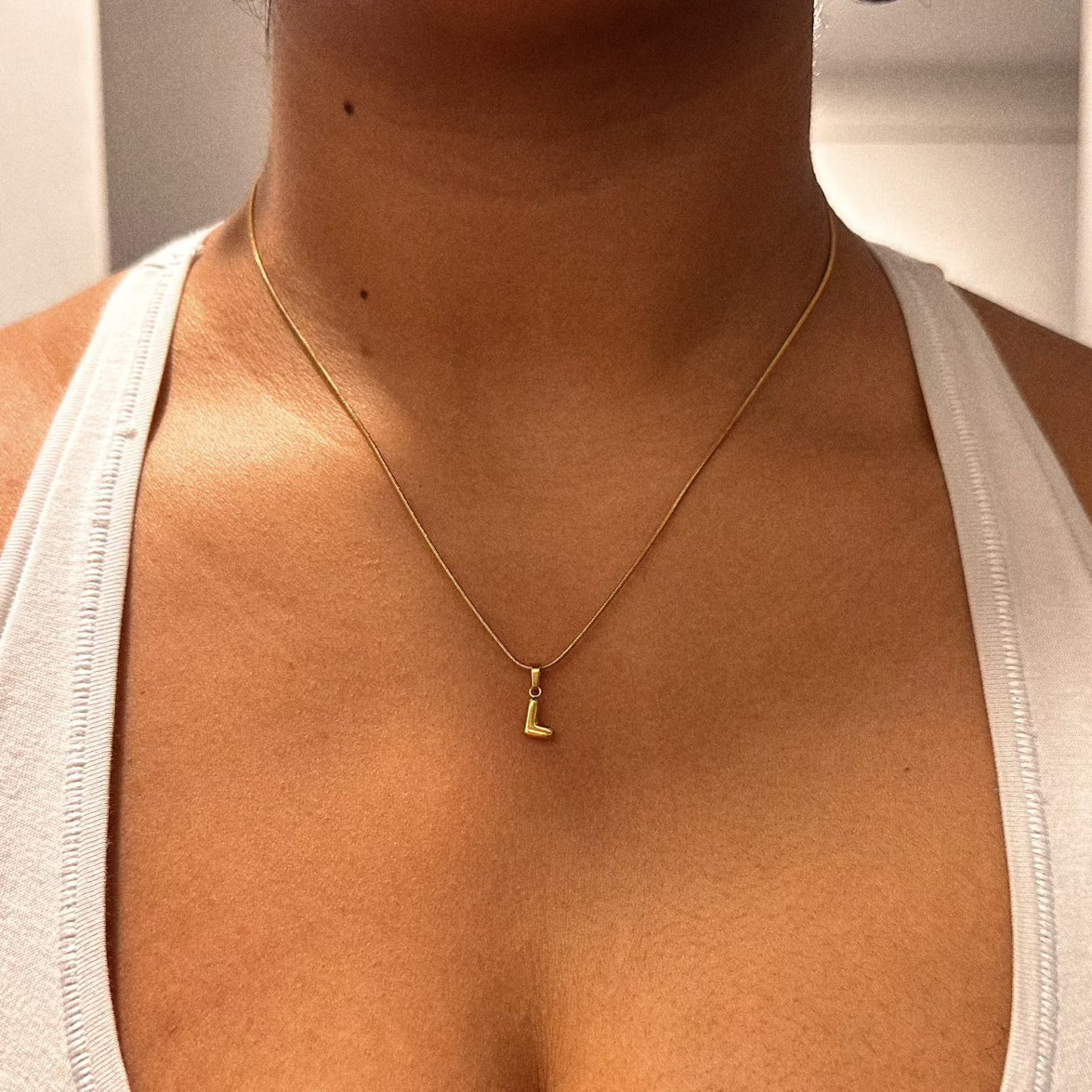 (CUSTOM ORDER) Initial Pendant - Chain
