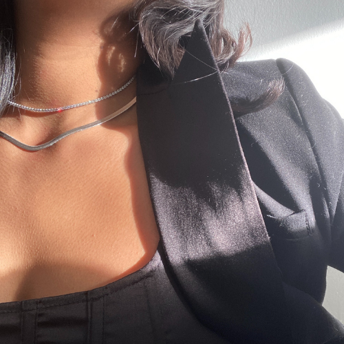 silver tennis chain. dainty tennis chain. Street Style Jewelry. Affordable Jewelry. Stainless Steel Jewelry. Sterling Silver Jewelry. Gold Plated Jewelry. Rose Gold Plated Jewelry. Cubic Zirconia Jewelry. High Quality Jewelry. Canadian Small Business. Dainty Jewelry. Tennis Chain. Men's Jewelry. Rope Chain. Herringbone Jewelry. Signet Ring. Baguette Ring. Women's Jewelry.