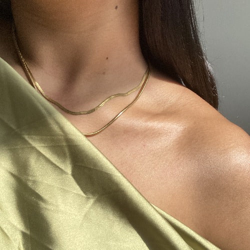 Gold snake chain. women's gold snake chain. gold plated stainless steel chain. toggle chain. Street Style Jewelry. Affordable Jewelry. Stainless Steel Jewelry. Sterling Silver Jewelry. Gold Plated Jewelry. Rose Gold Plated Jewelry. Cubic Zirconia Jewelry. High Quality Jewelry. Canadian Small Business. Dainty Jewelry. Tennis Chain. Men's Jewelry. Rope Chain. Herringbone Jewelry. Signet Ring. Baguette Ring. Women's Jewelry.