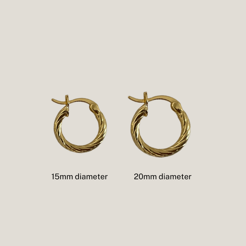 Luna - Hoops (gold/silver) | 2 Sizes