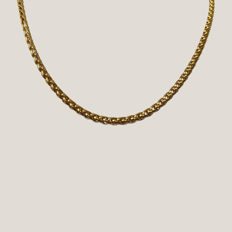 Gold plated stainless steel chain discount